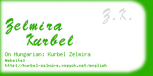 zelmira kurbel business card